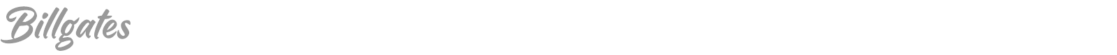 Billgates font preview